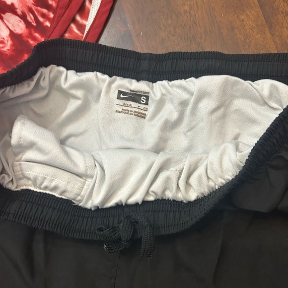 Nike Women's Athletic Shorts - Tie-Dye Red and Black - Picture 4 of 5